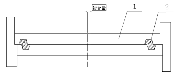 T-shaped water tightness test device of shield tunnel elastic sealing gasket