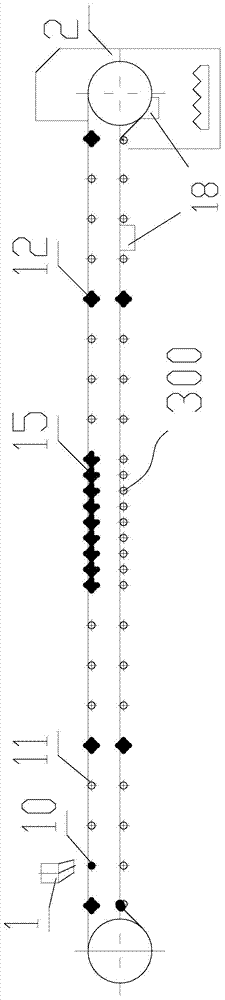 Conveyor belt capable of bending horizontally