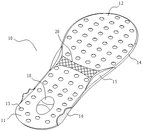 A kind of preparation method of the nano-ceramic insole that can produce negative ion