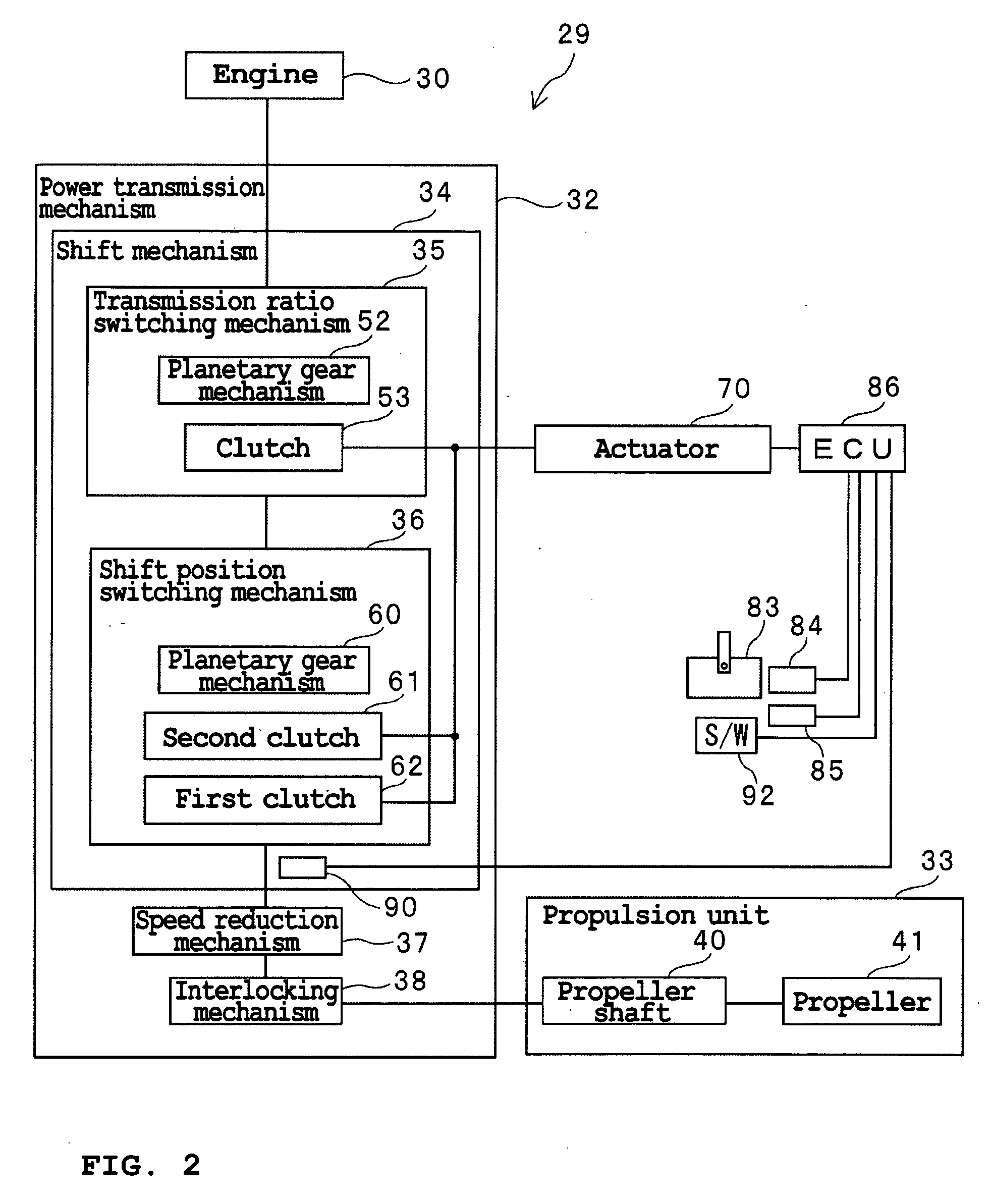 Marine propulsion system