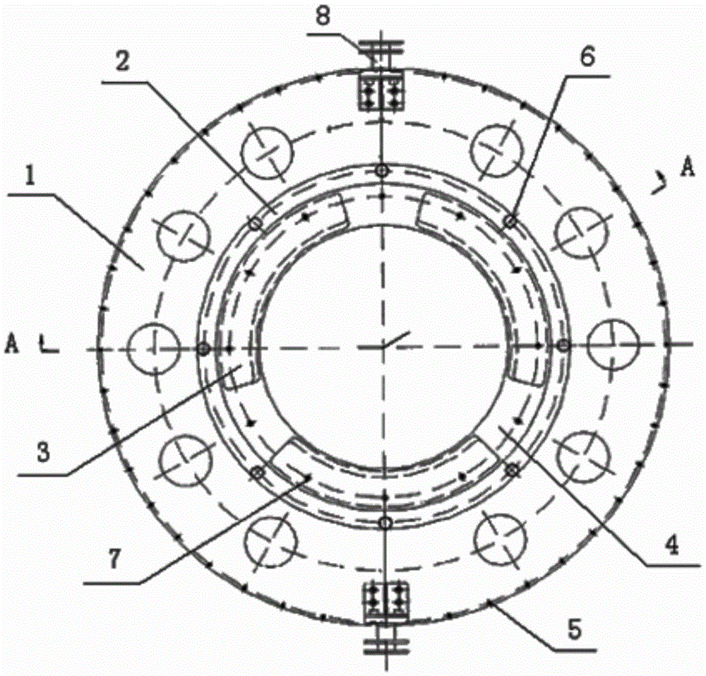 A device for positioning and hoisting a multi-stage rotor-stator unit of an aero-engine