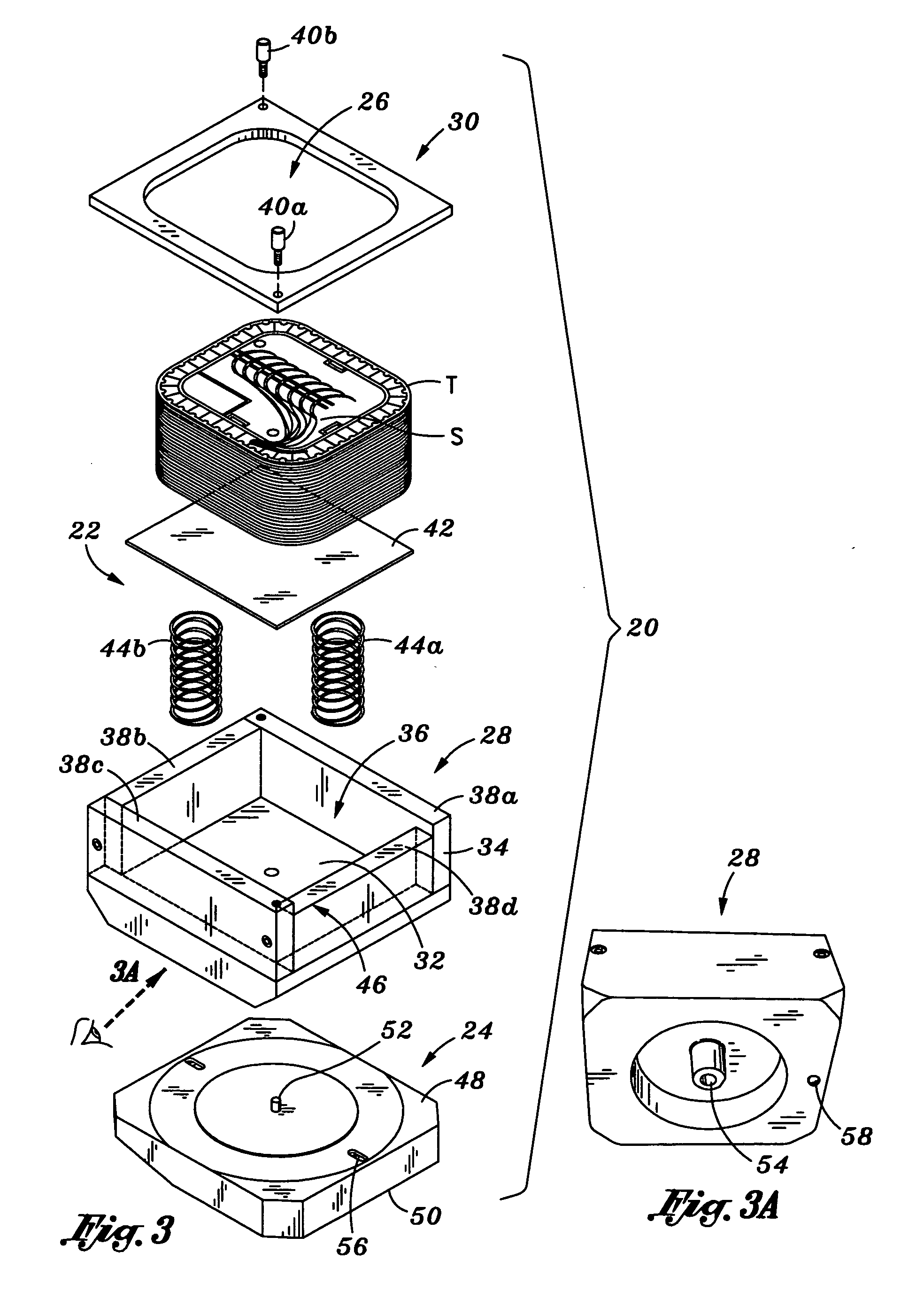 Method of retaining suture packages for the dispensing of sutures there from