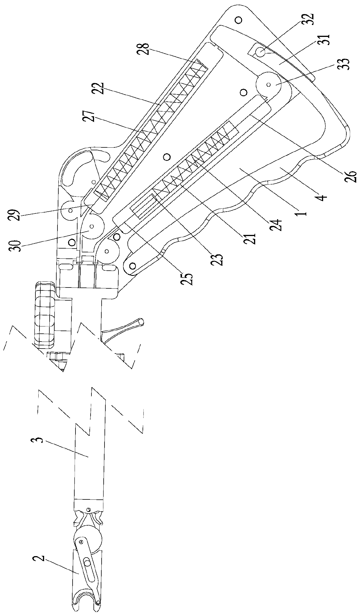 Laparoscopic suturing device