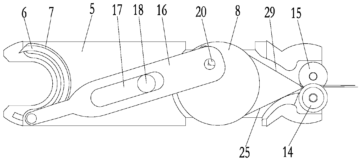 Laparoscopic suturing device