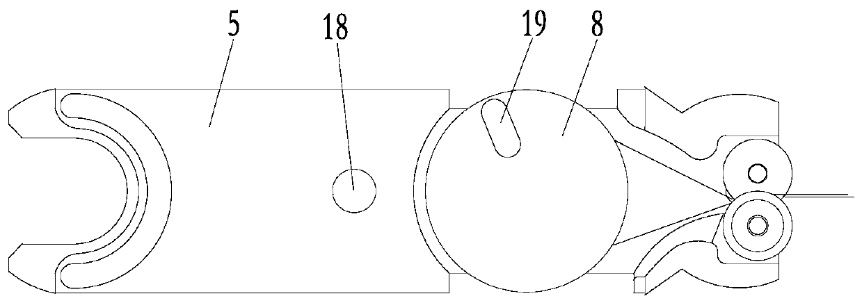 Laparoscopic suturing device