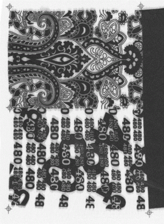 Trace amount of printing paste and preparation method and application thereof