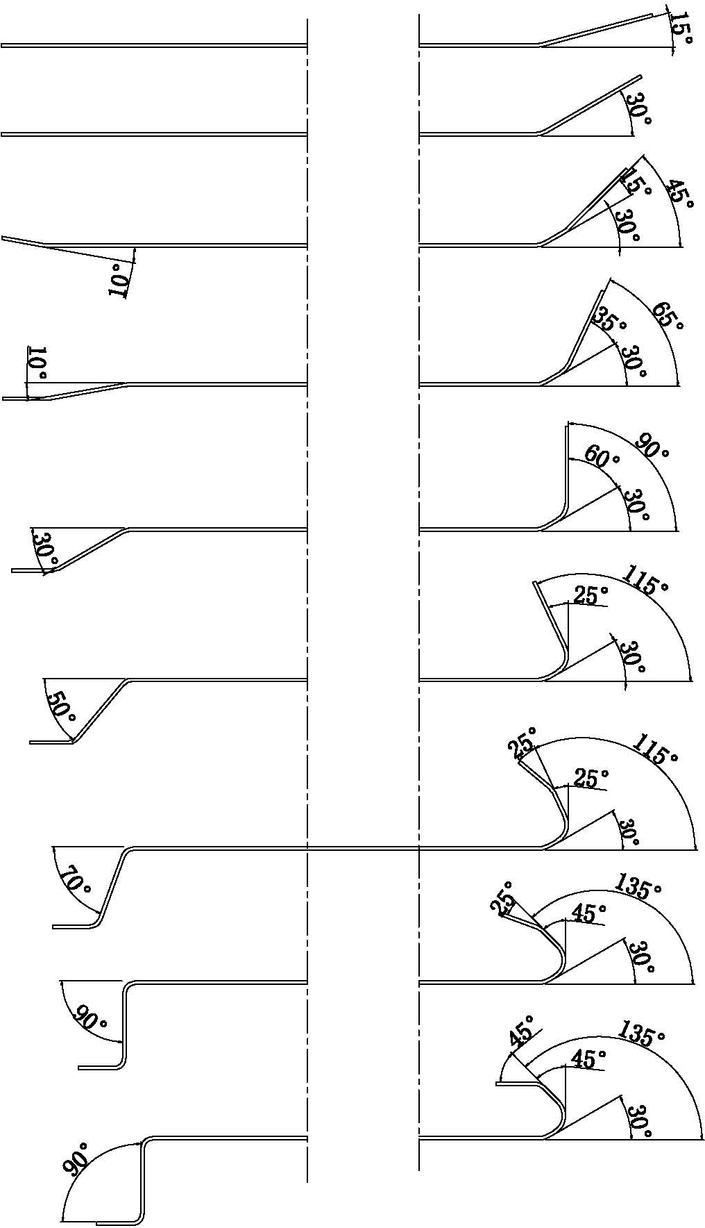 Continuous cold roll forming method for stainless steel vehicle roof boundary beam