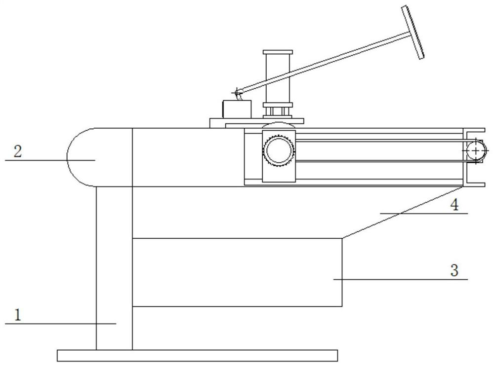 A double-station environment-friendly head-to-head equipment after pvc pipe blanking