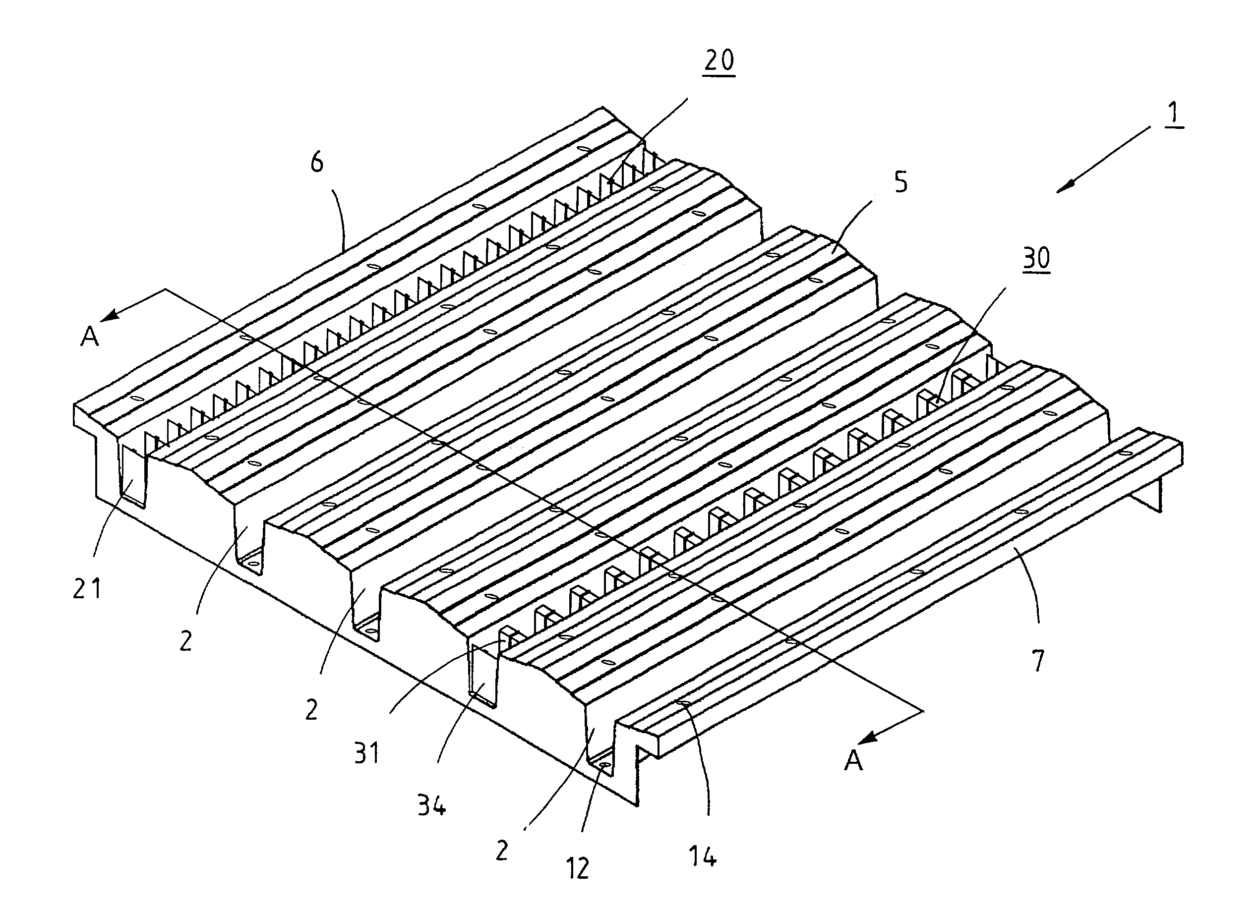 Culture tray for the rooting of young plants