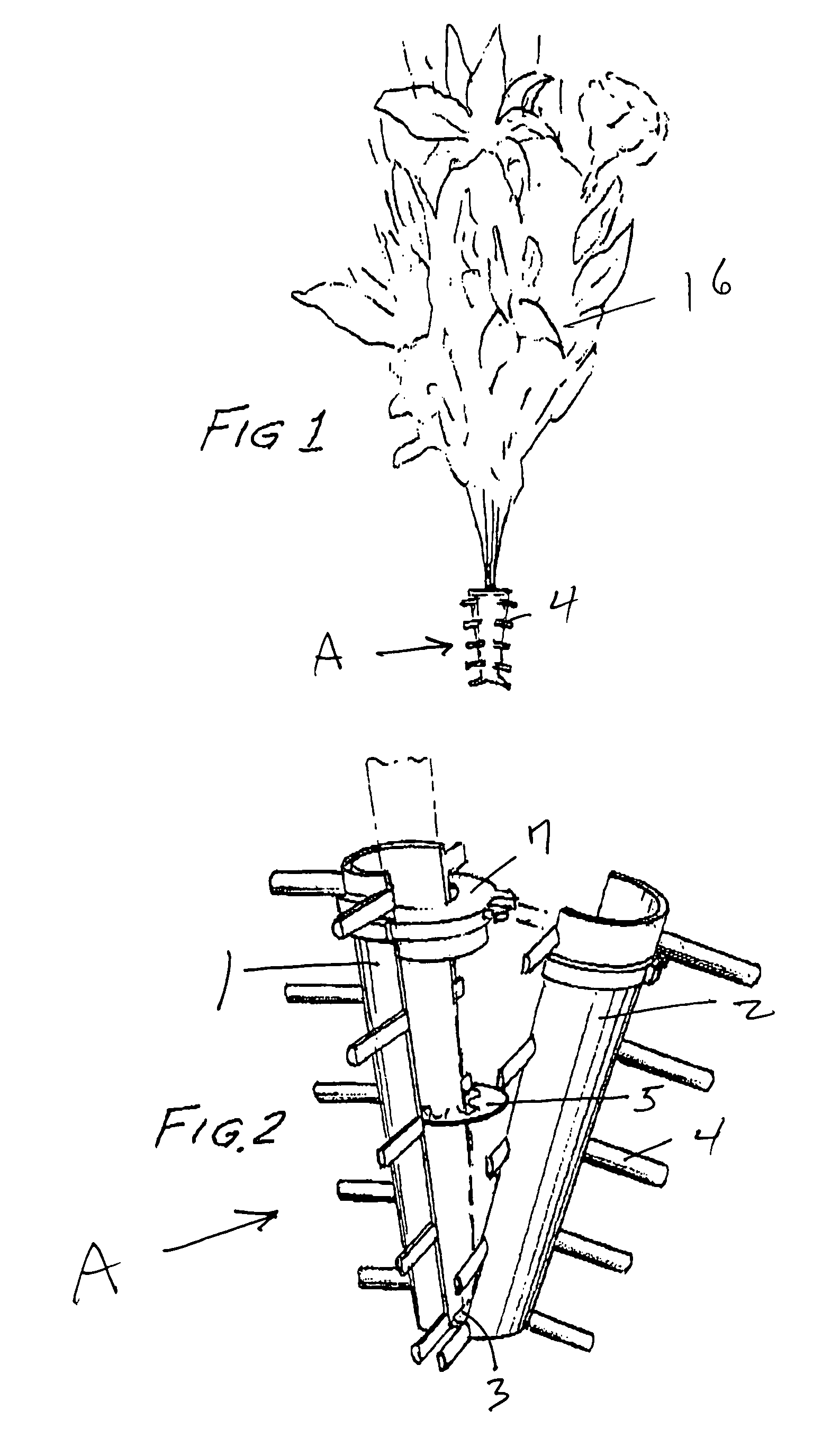 Silk flower holder