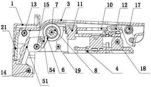 A heavy-duty silent hinge