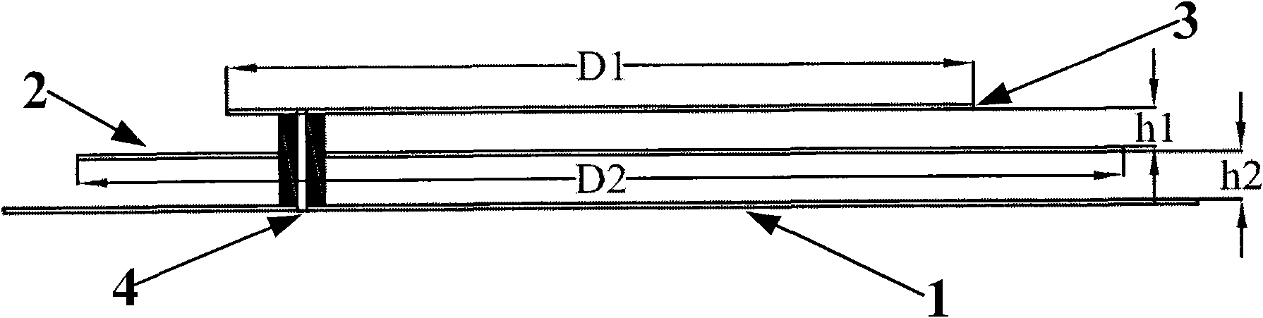 Dual-band array antenna of frequency-selection-based surface resonance unit