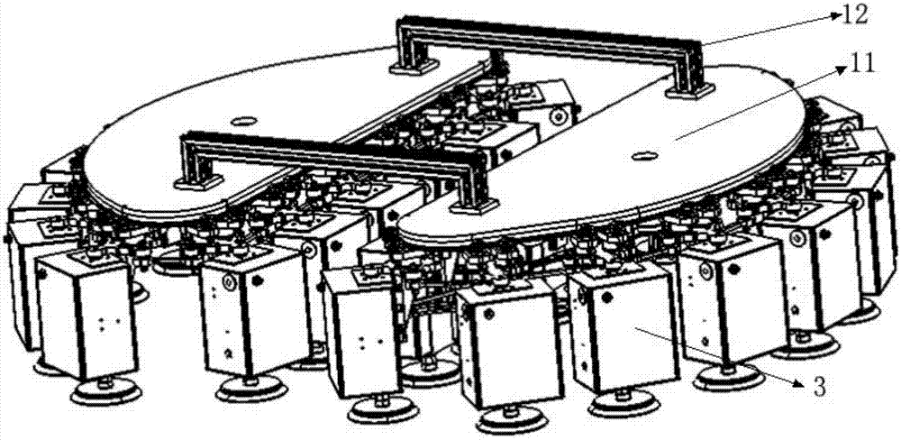 Travelling mechanism of wall-climbing robot