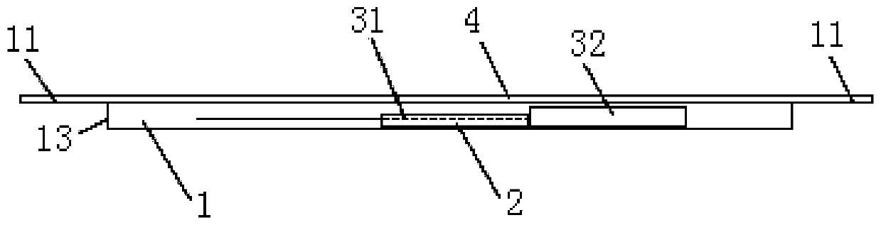 An acupuncture needle packaging structure and method