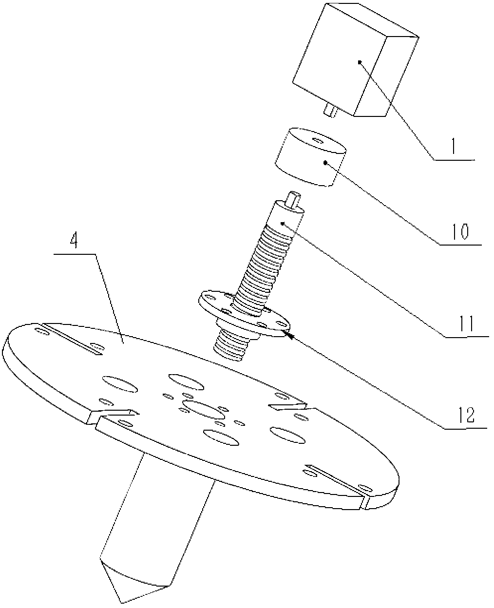 Quick connecting device with changeable rigidity