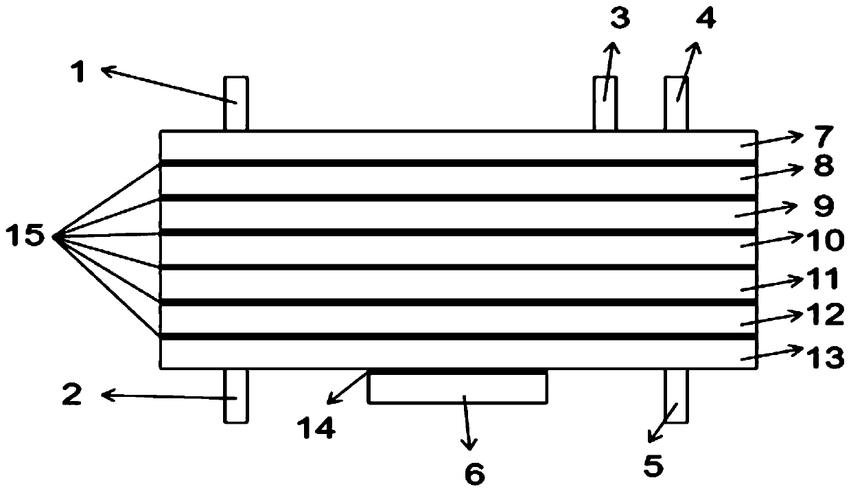 High-flux microfluidic body-wave sorting chip and preparation method thereof