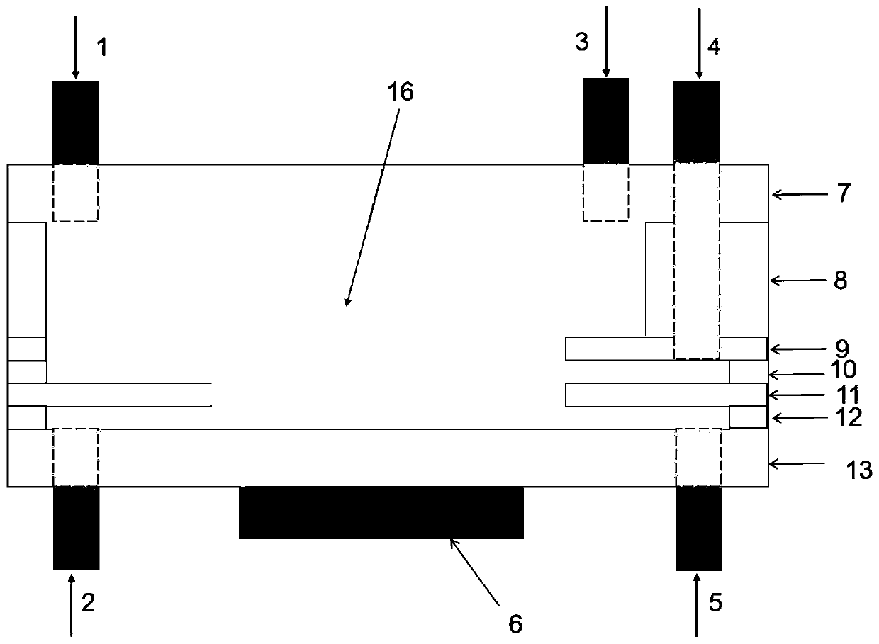 High-flux microfluidic body-wave sorting chip and preparation method thereof