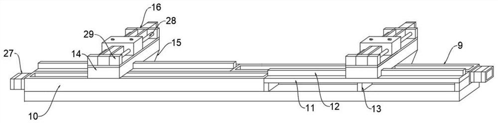 Punching device for colored aluminum sectional material machining and punching method of punching device