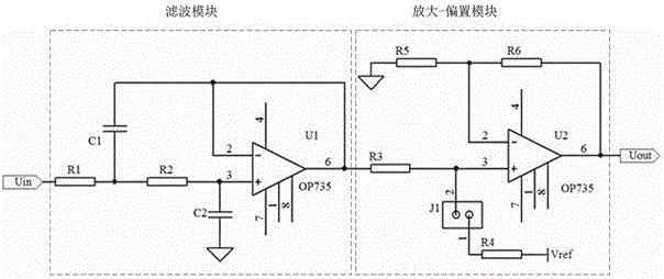 Optimized analog signal conditioning circuit and working method thereof