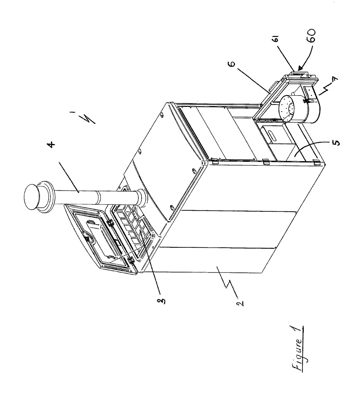 Wood pellet boiler