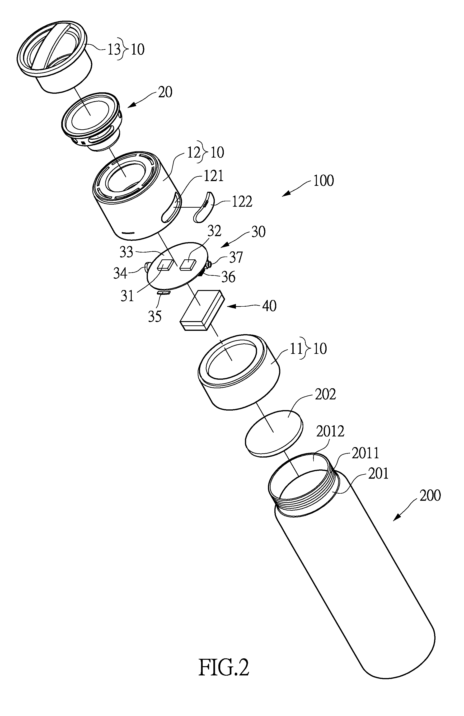 Wireless bottle cap speaker