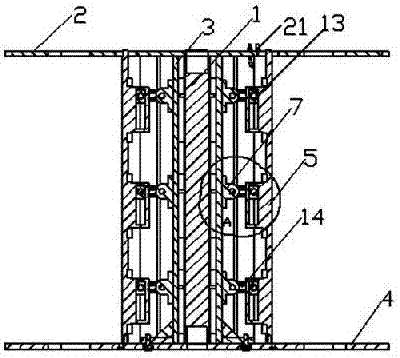 A wire rope winding device