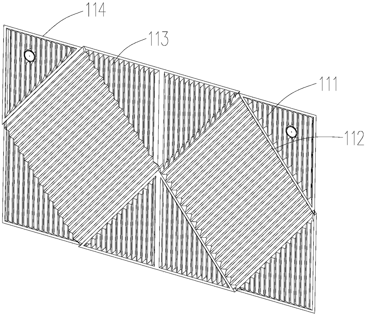 Plate-heat-exchanger mist elimination module and cooling tower with same