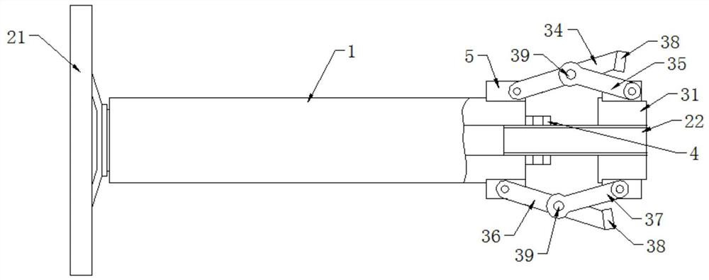 Special dismounting tool for portable plum blossom contact