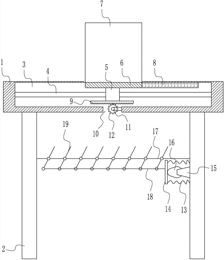 Shock absorption-cooling protection integrated device for offset printing machine