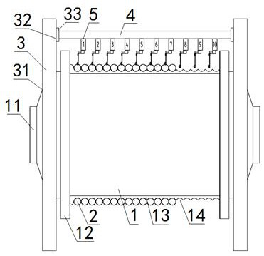 Single-layer steel wire rope reel with rope disorder prevention judgment device