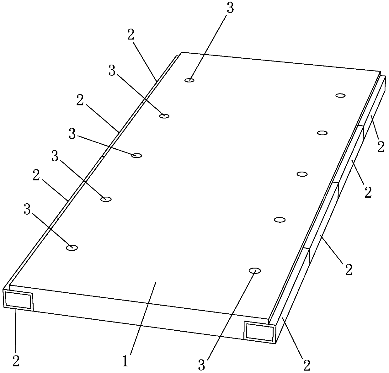 Drainage structure for off-site vehicle type recognition system cabinet and construction method thereof