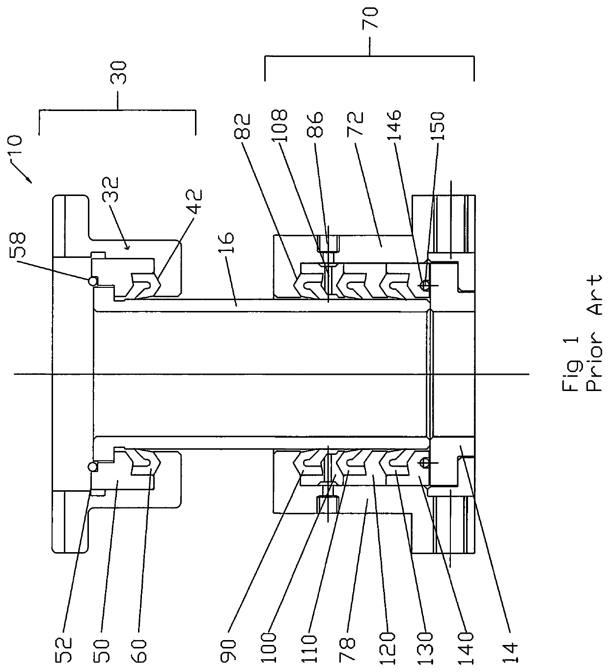 Washpipe seal assembly