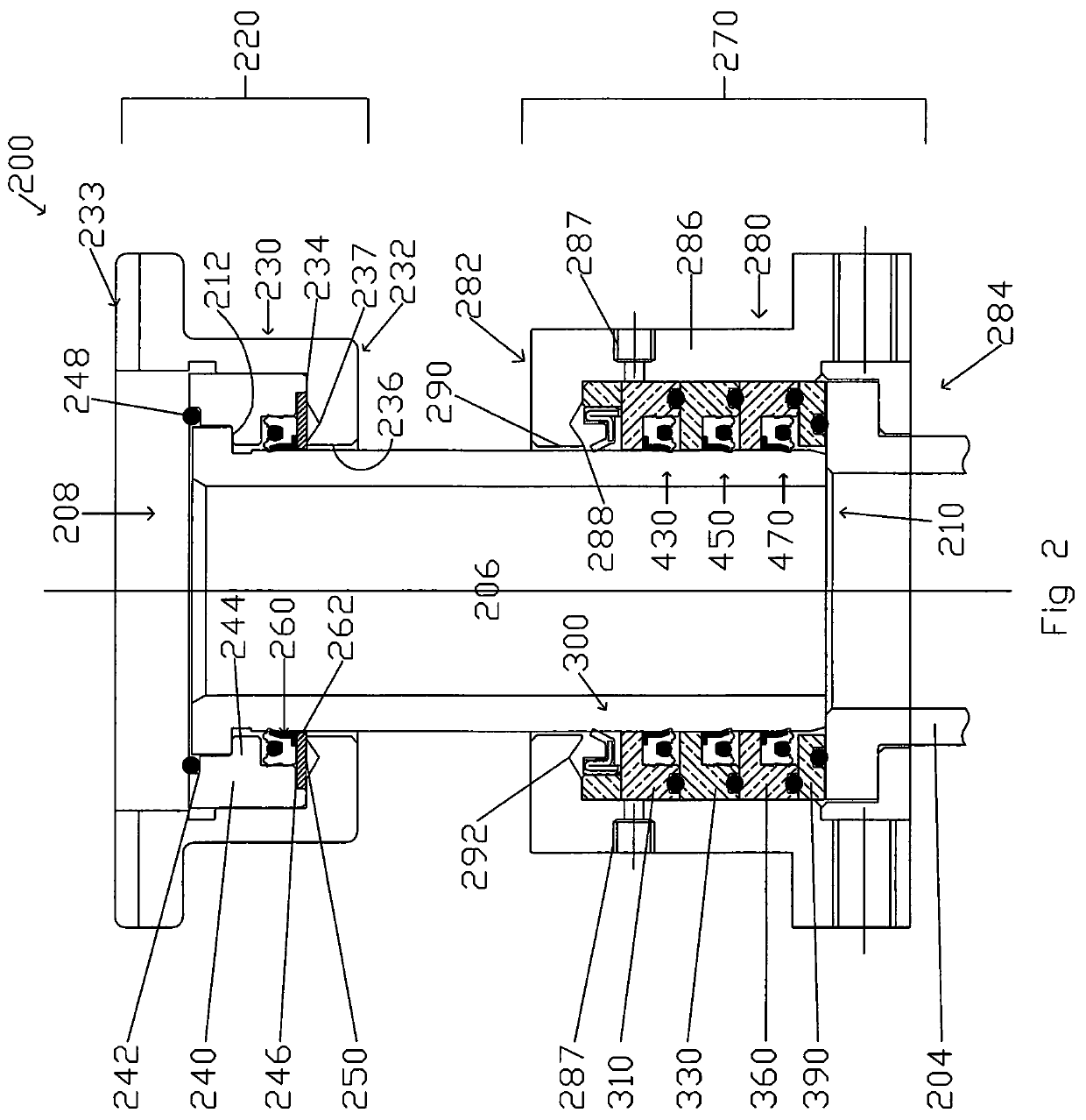 Washpipe seal assembly