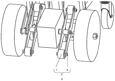 Electric stair-climbing machine for carrying person