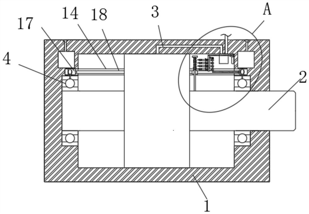 Oil storage type motor