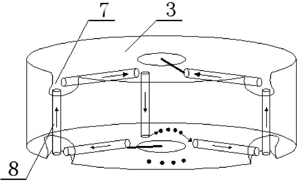 Multi-gap self-expanding strong airflow vertical blowing arc extinguishing lightning protection device