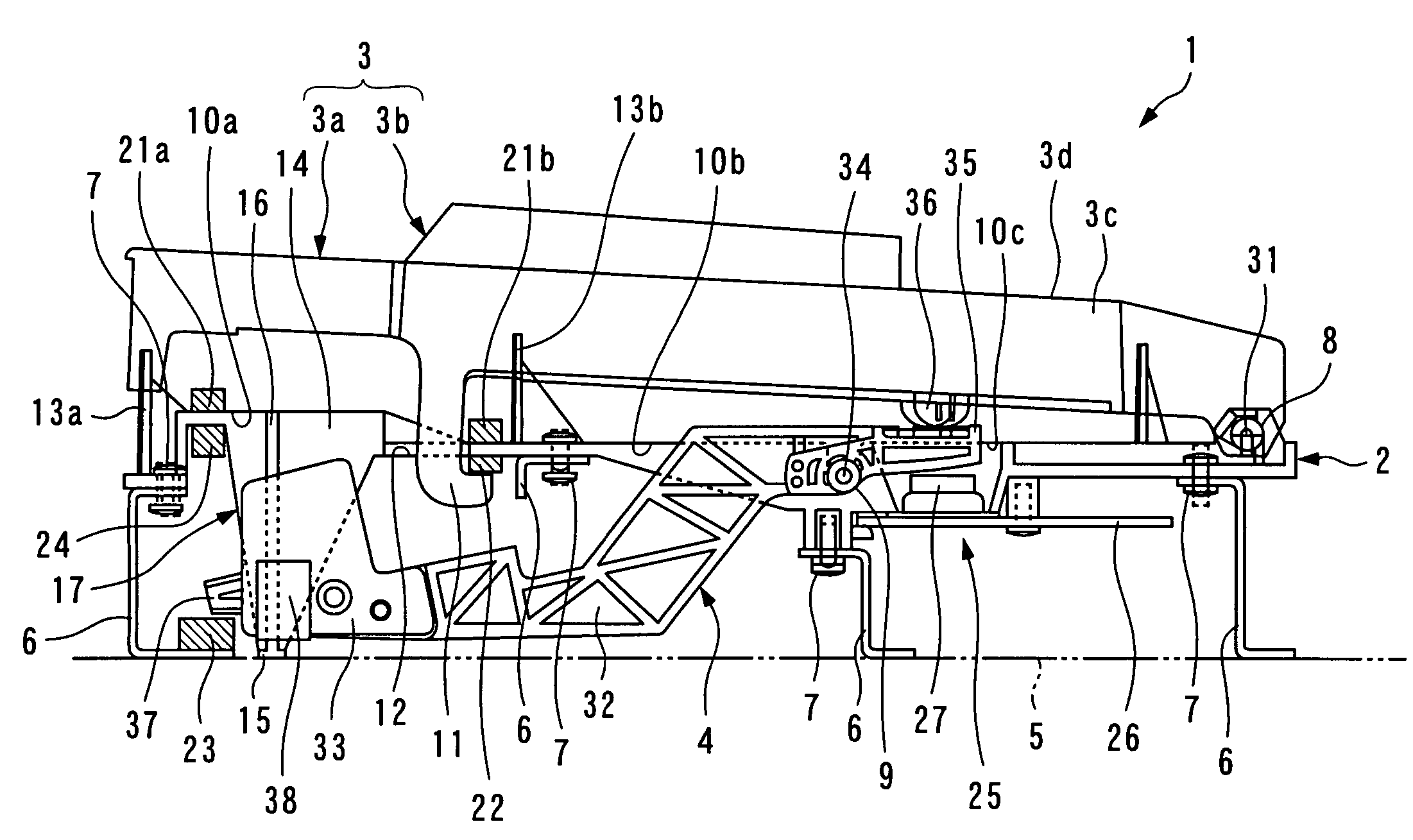 Keyboard device for keyboard instrument