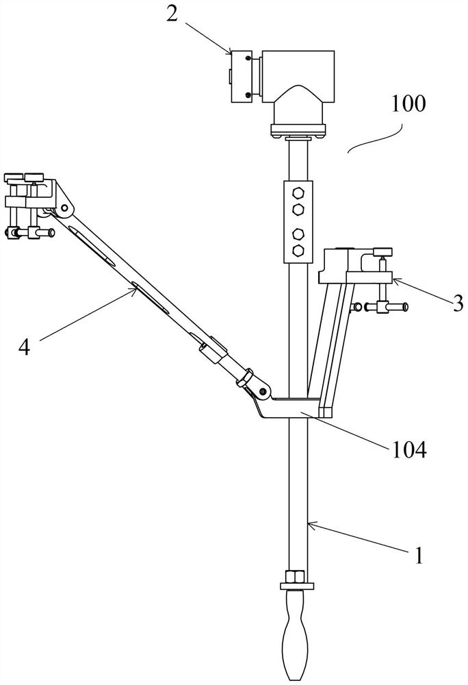 An aircraft flap crank device