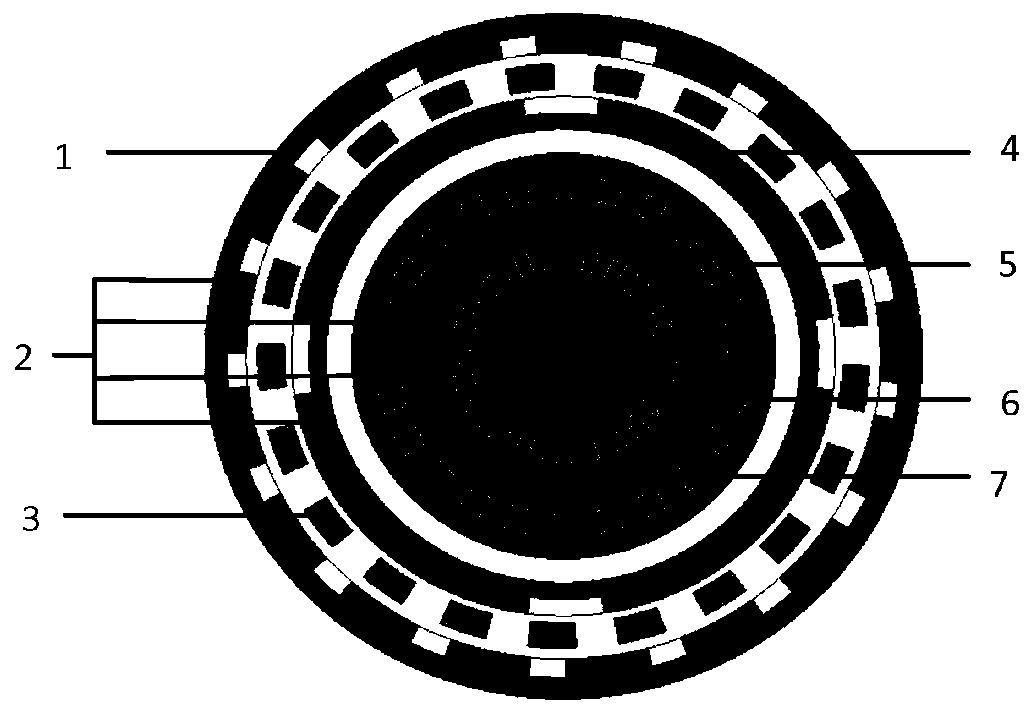 Magnetic-gear composite multi-port wave generator