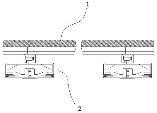 A kind of building outdoor wooden floor installation structure and construction method