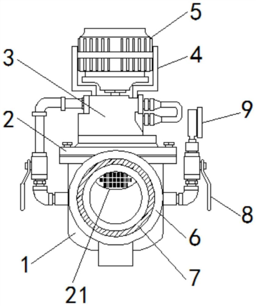 Liquid flow valve structure and using method thereof