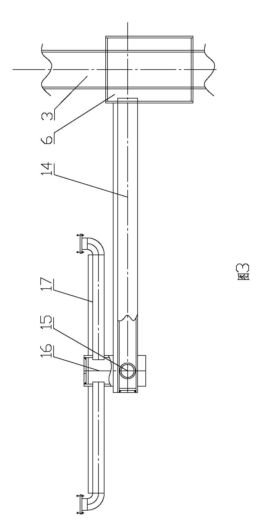 Non-metal water collection and distribution device in oil field produced water treatment sedimentation tank