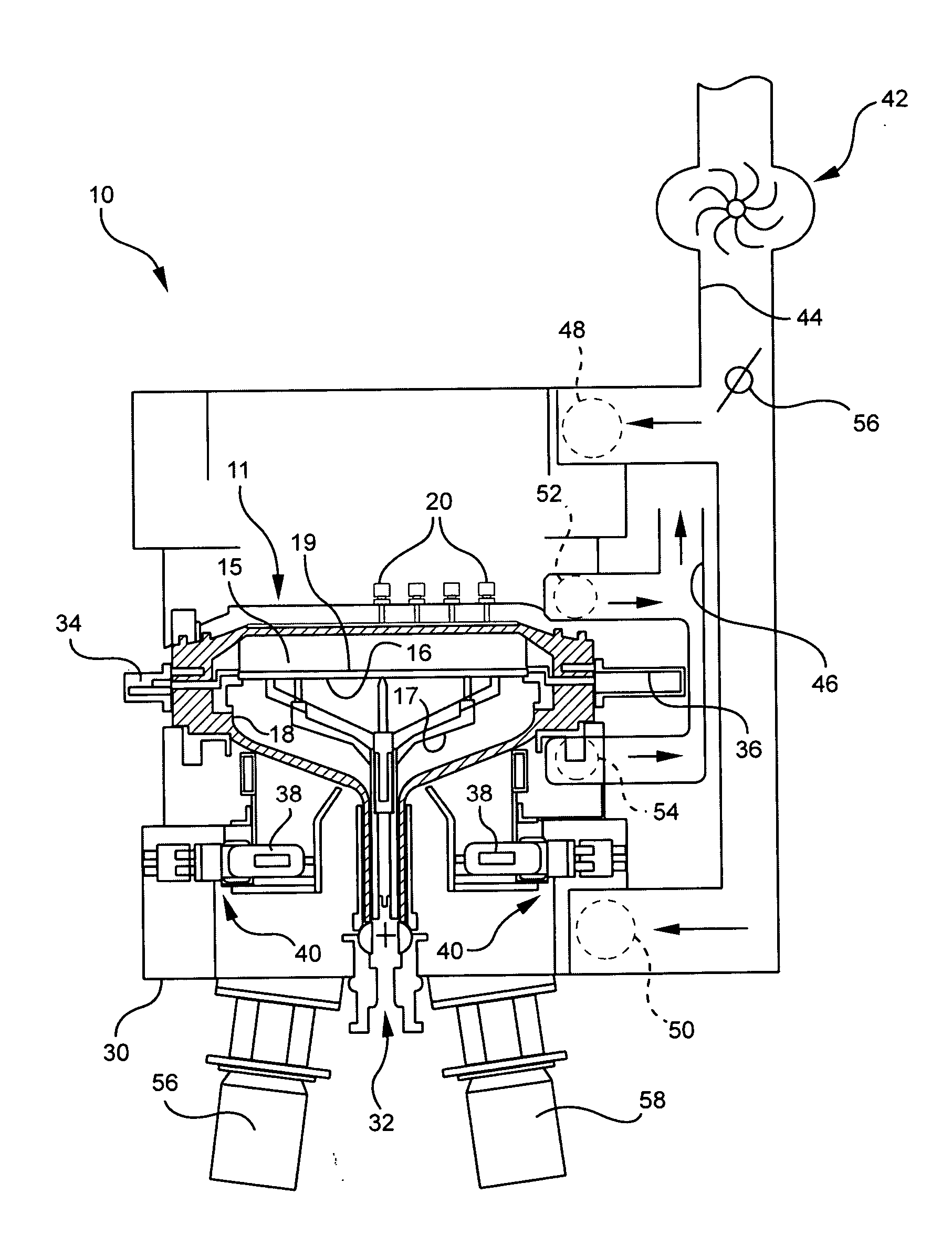 Apparatus temperature control and pattern compensation