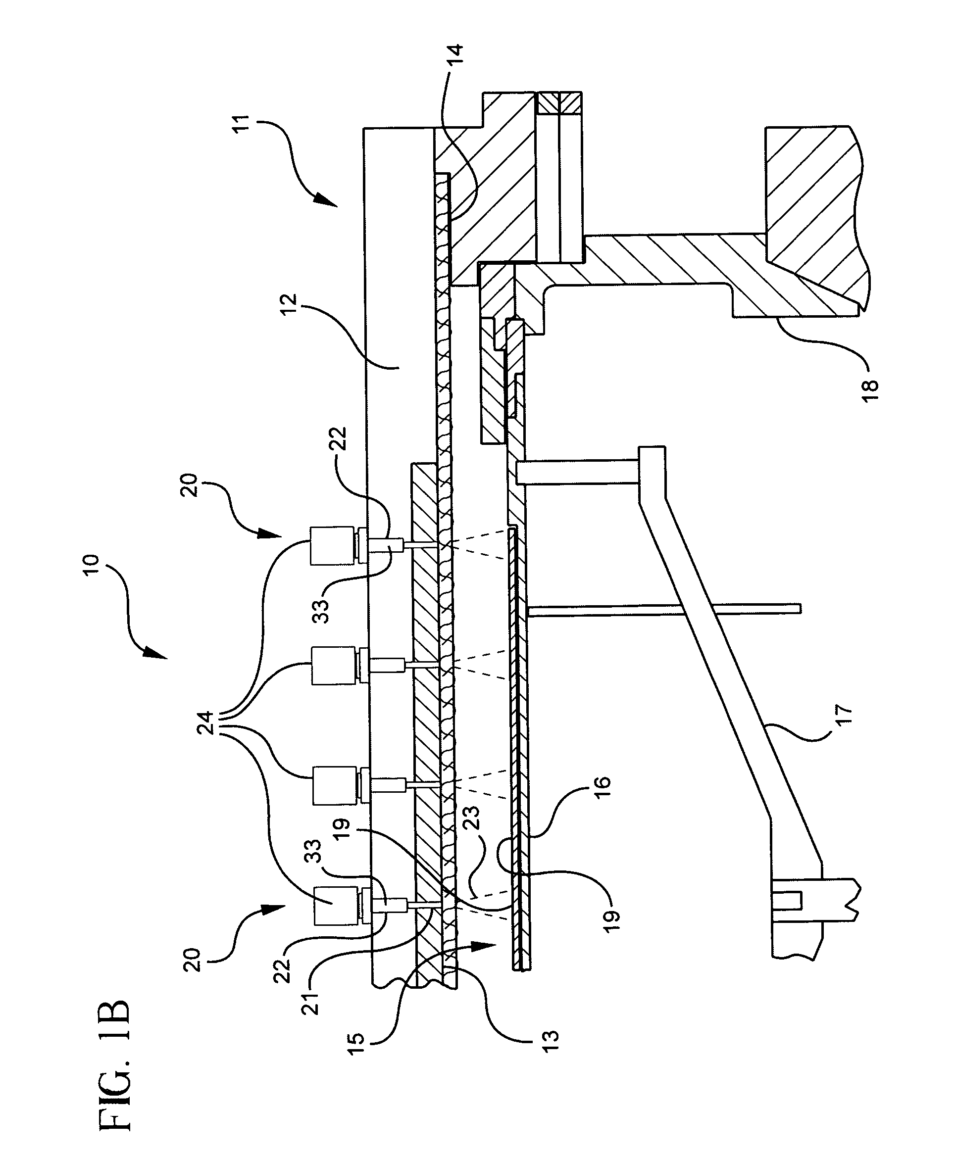 Apparatus temperature control and pattern compensation