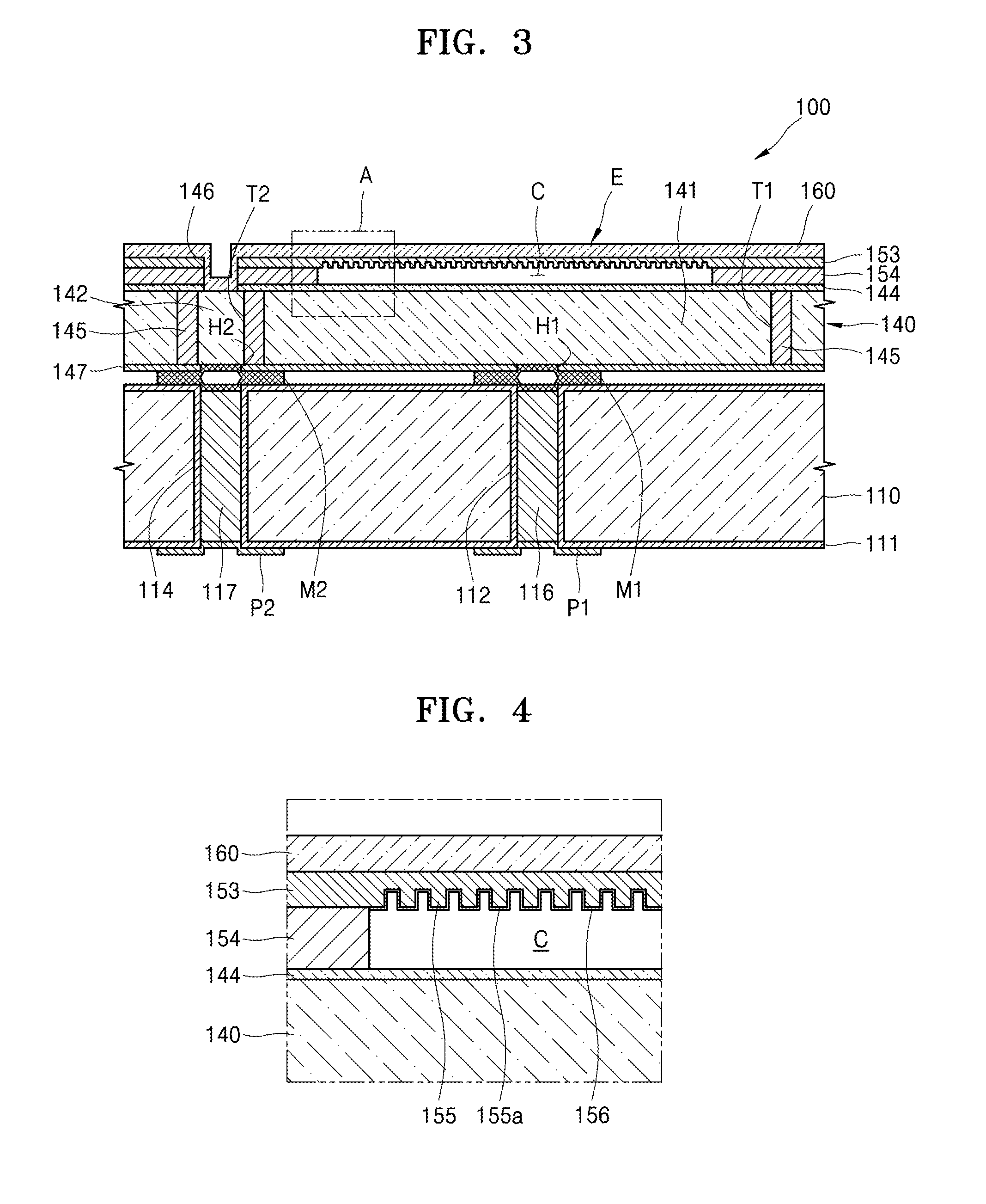 Capacitive micromachined ultrasonic transducer having nanopillar structure and method of fabricating the same