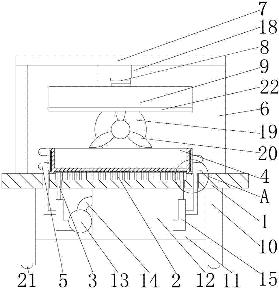 Efficient heat dissipation device for mold