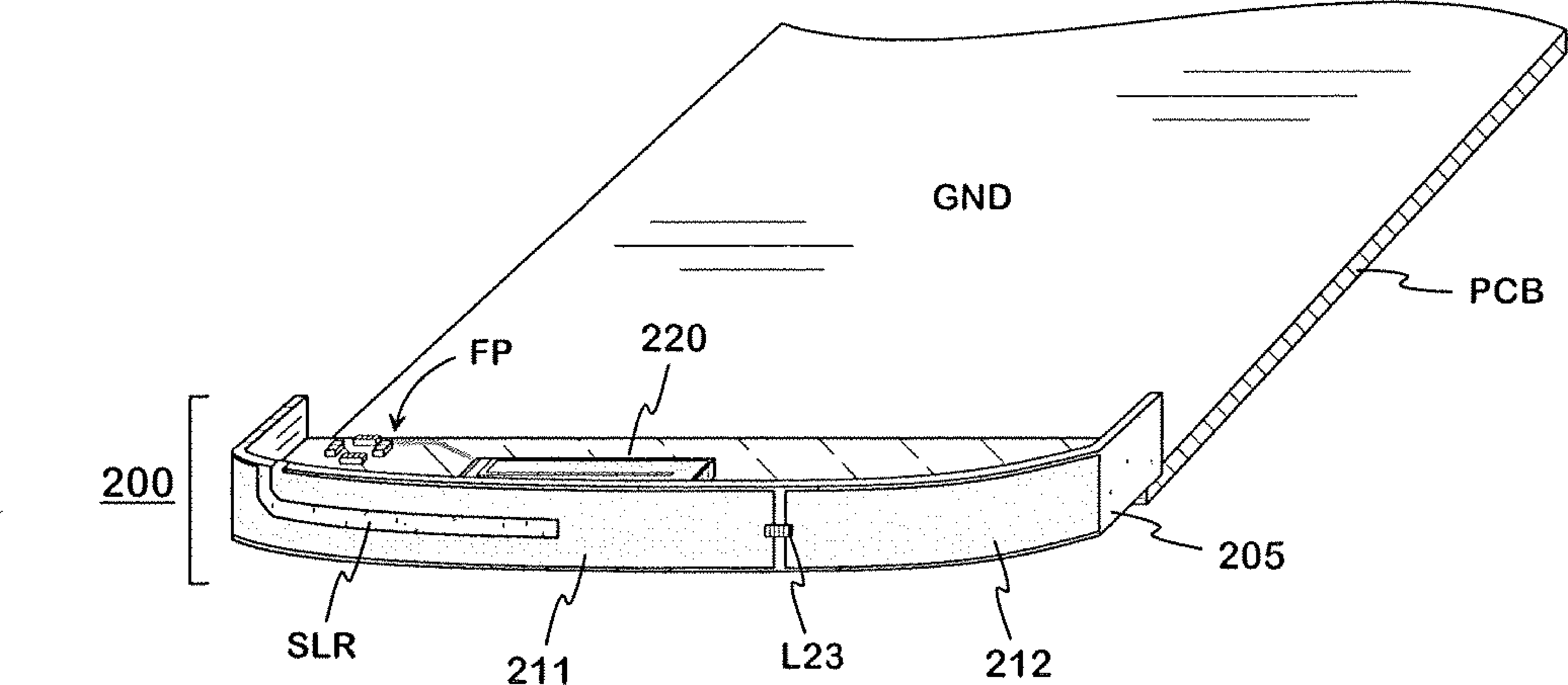 Multiband antenna structure