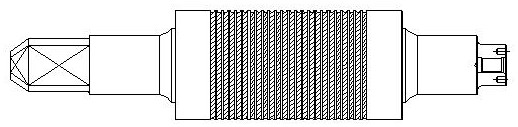 Numerical control machining method for roll slitting pass