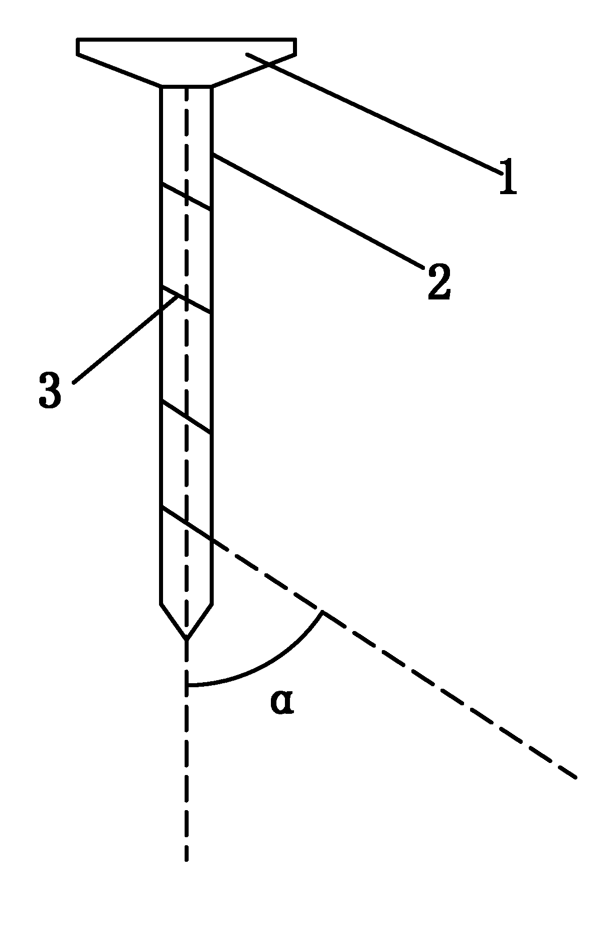 Anti-falling iron nail