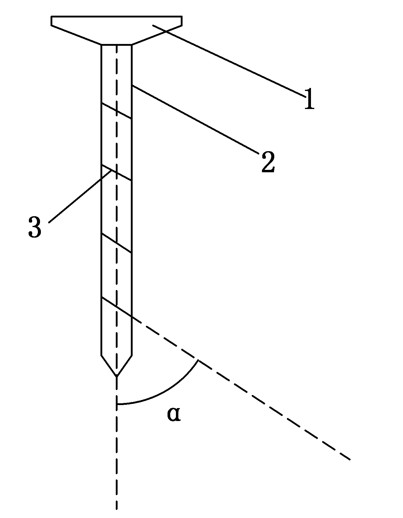 Anti-falling iron nail